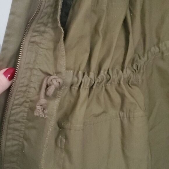 Earthbound Olive Cotton Jacket - Picture 8 of 9